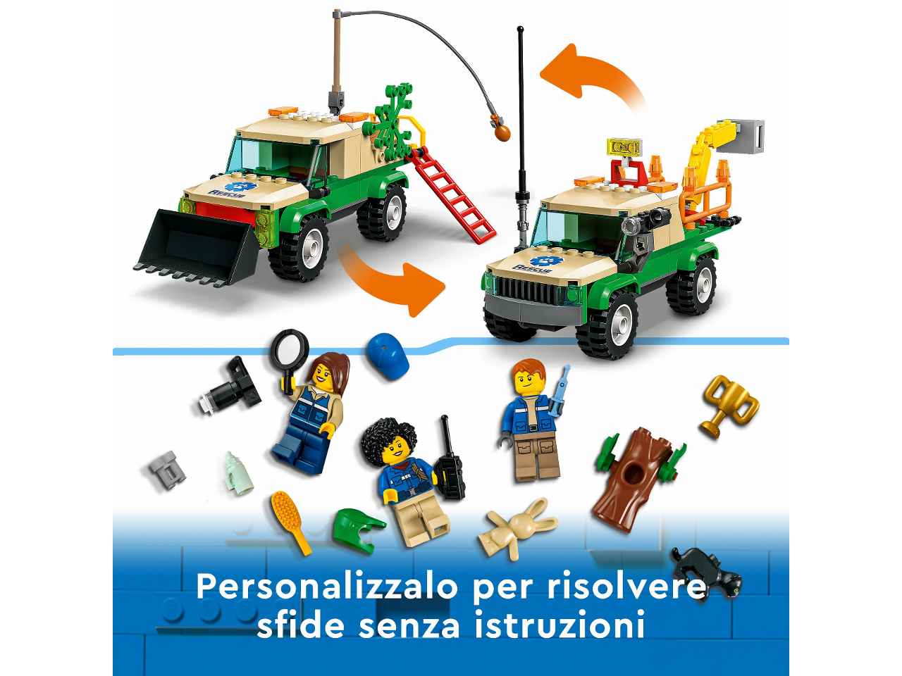 Lego city missioni di salv.animale60353