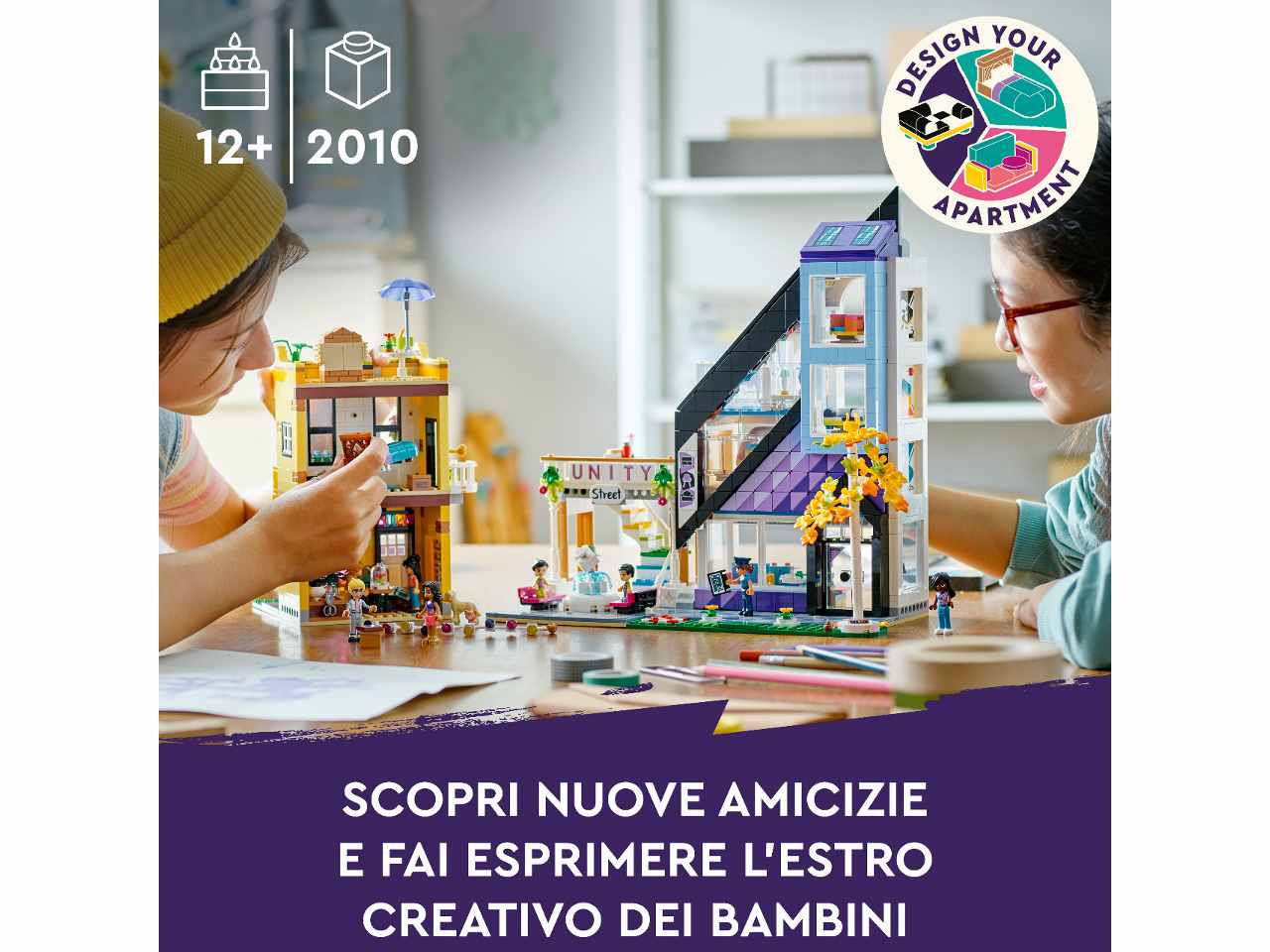 Lego friends negozio di design e fioraio del centro