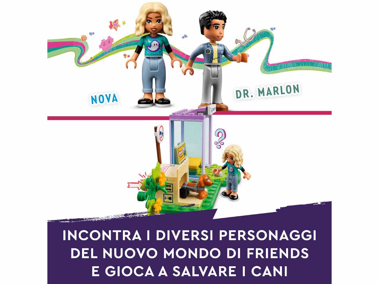 Lego friends furgone di soccorso dei cani