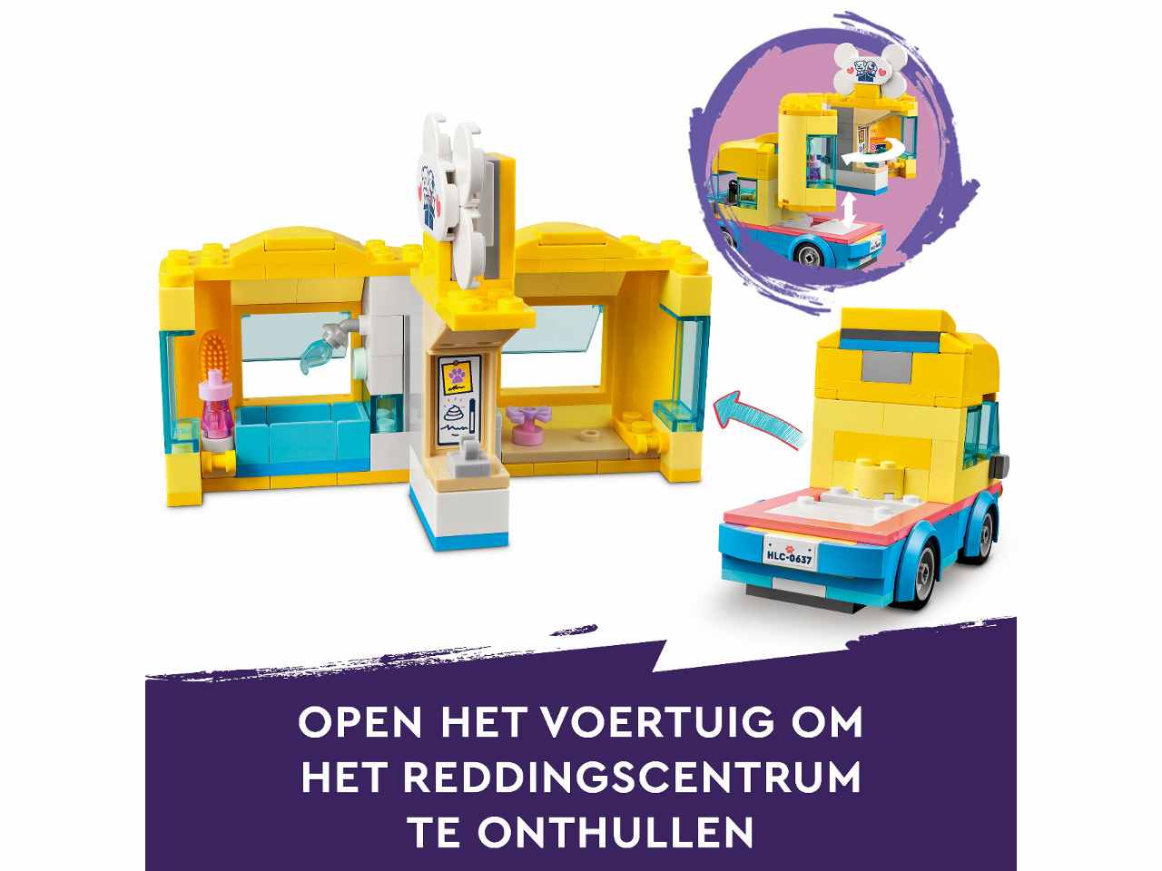 Lego friends furgone di soccorso dei cani