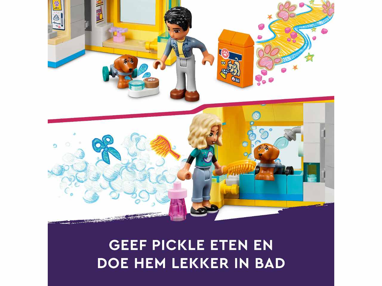 Lego friends furgone di soccorso dei cani