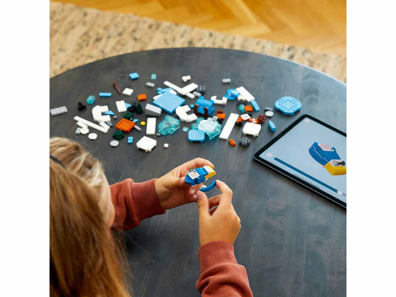 Lego super mario funzionalità che permette di lanciare palle di neve digitali