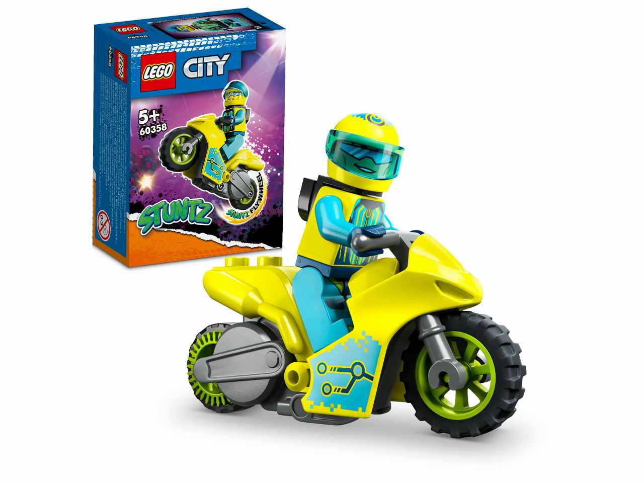Lego city stuntz cyber stunt bike