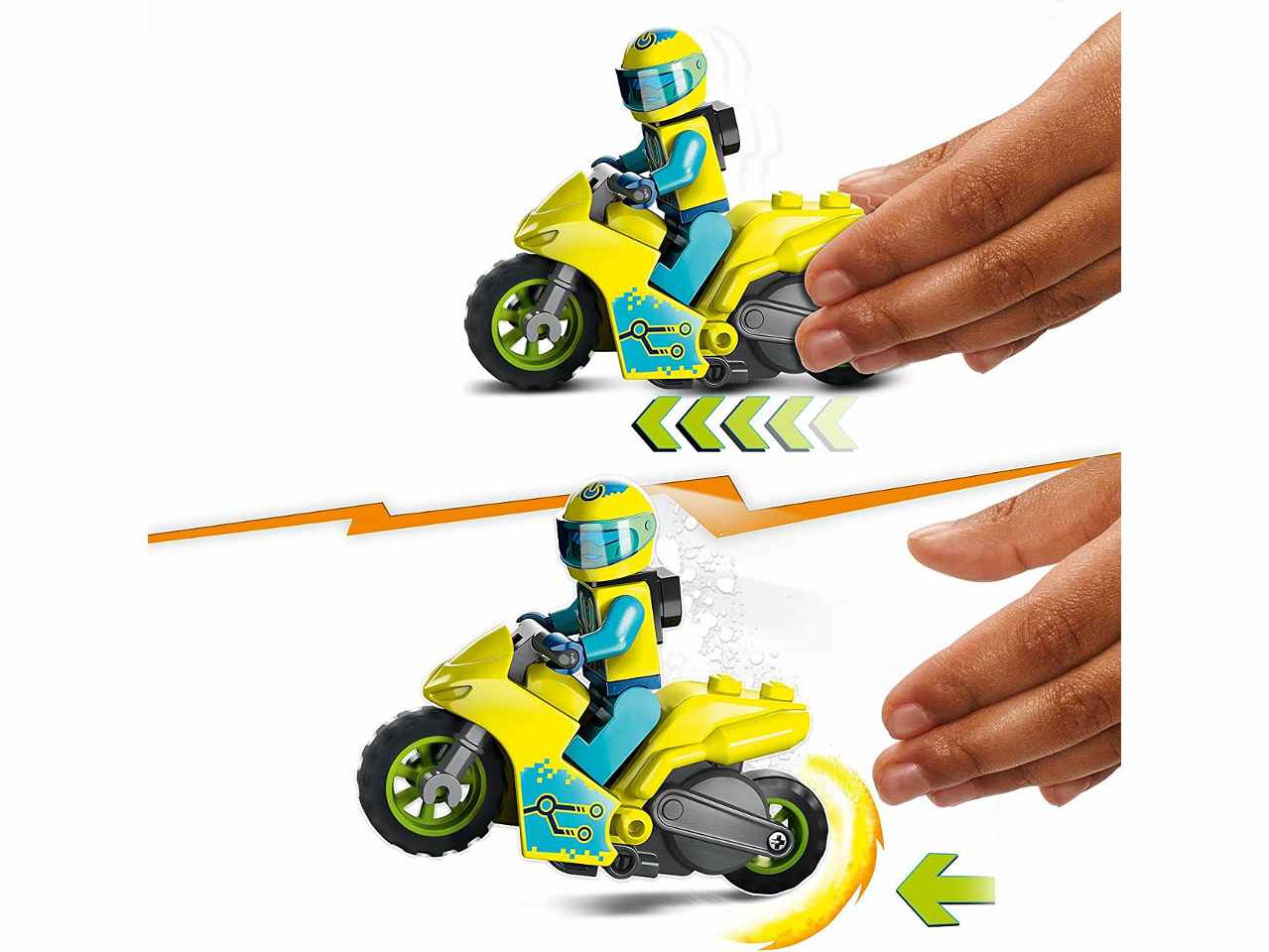 Lego city stuntz cyber stunt bike