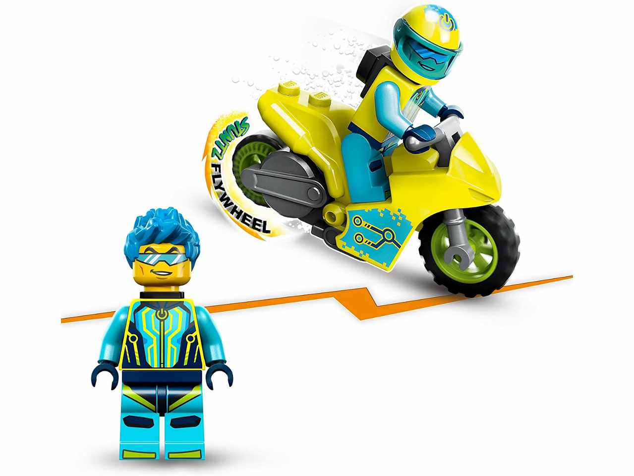 Lego city stuntz cyber stunt bike