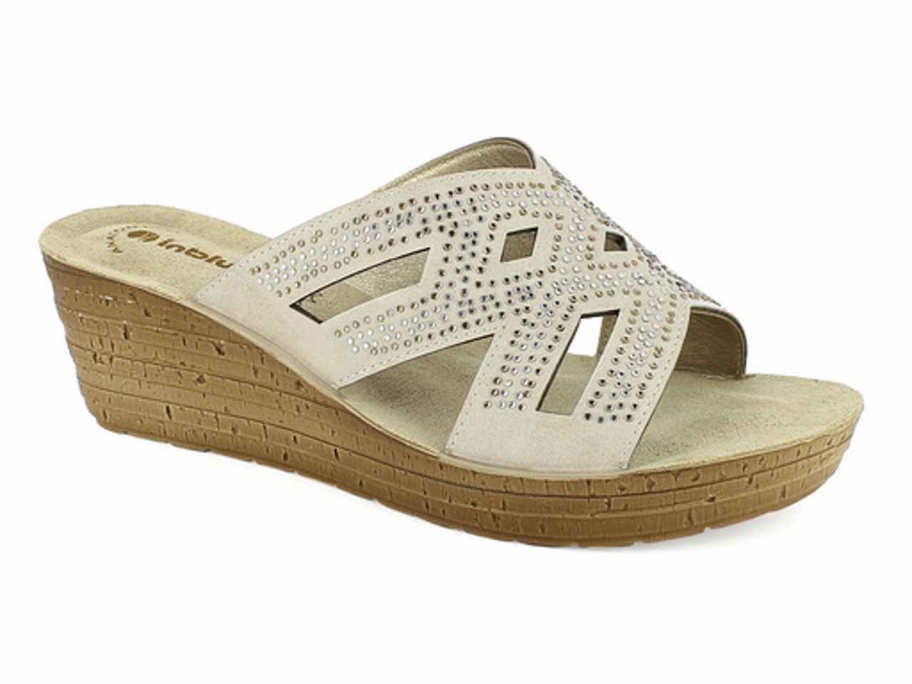 Ciabatte a fascia platino taglia 35-41
