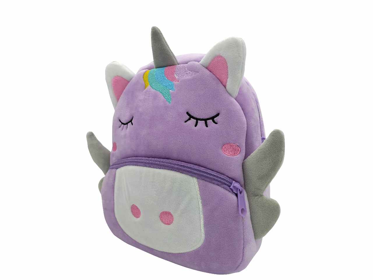 Sweet animals zainetto unicorno peluche misure 28x26x12cm