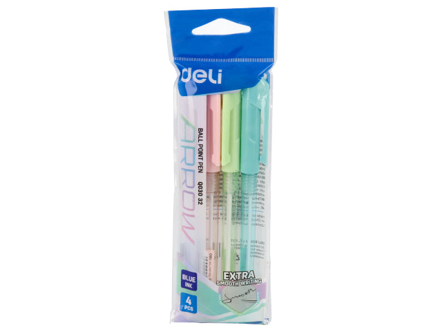 Penna sfera 4pz inchiostro blu