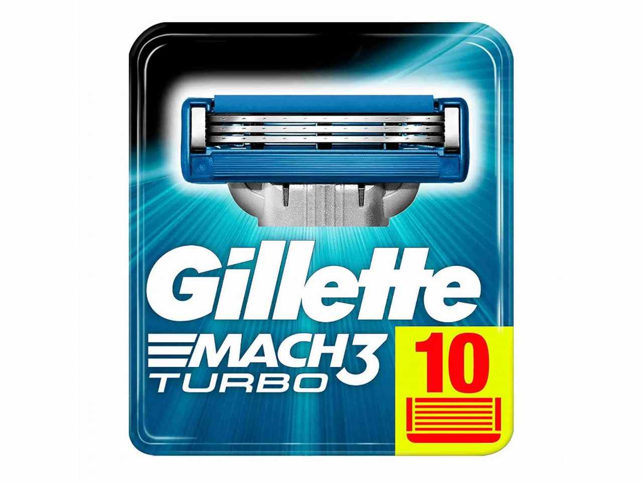 gilette mach3 ricarica 10 pezzi rt01801