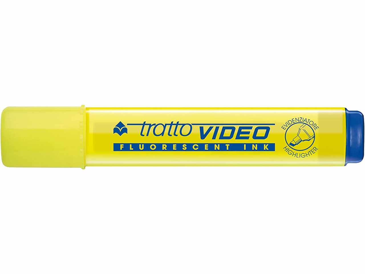Evidenziatore giallo dimensione tratto 1-5mm 12 pezzi