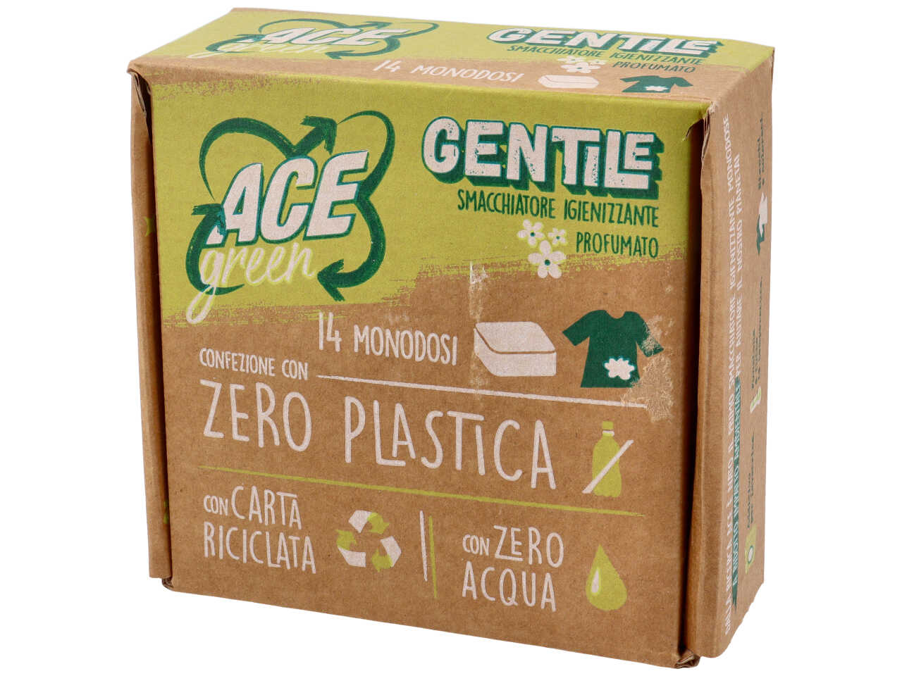 Ace green caps per bucato zero plastica 14 capsule
