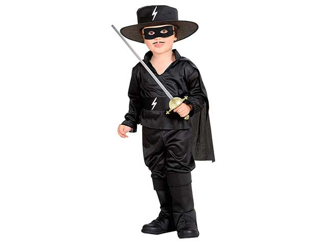 Costume eroe bandito m.tg.1-2 anni 48988