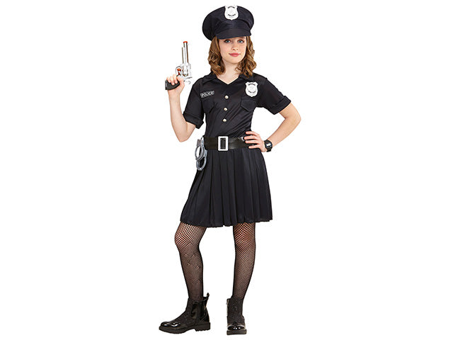 VESTITO POLIZIOTTA COMPOSTO DA VESTITO,CINTURA,CAPPELLO 158 CM 11-13 ANNI