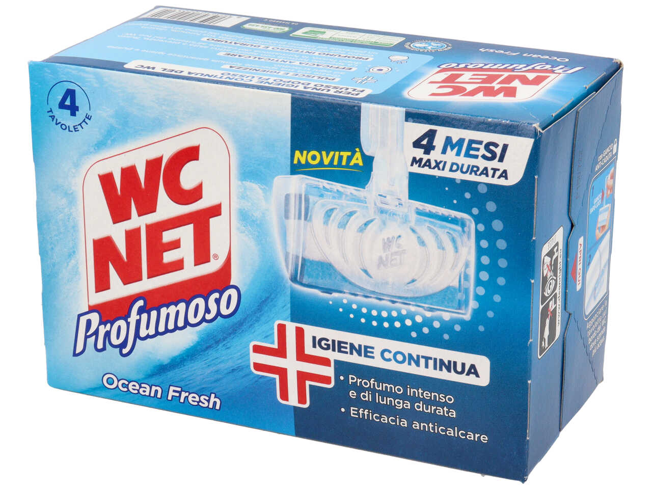 Wc net tavoletta Ocean fresh - confezione da 4 tavolette