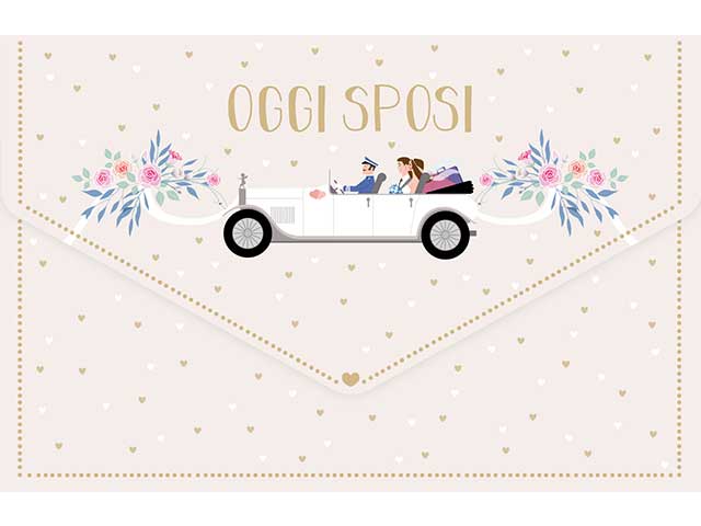 Biglietto porta soldi matrimonio