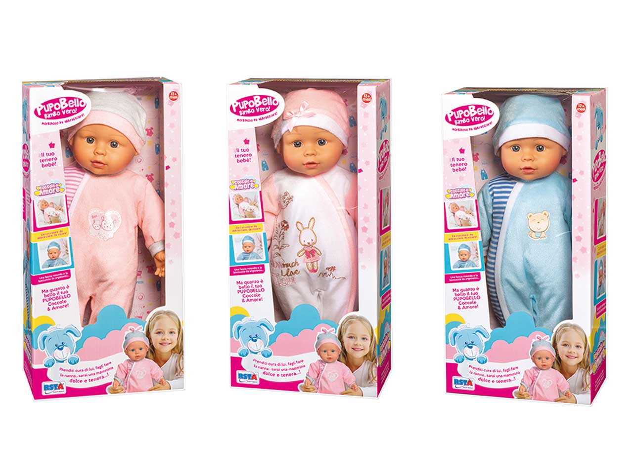 Pupobello 40cm coccole e amore 10708