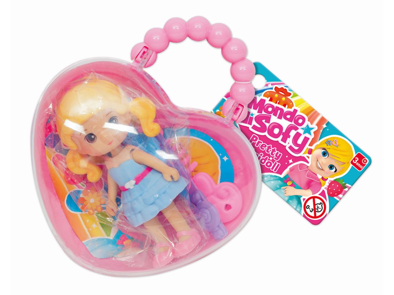 sofy minidoll in borsetta cuoricino