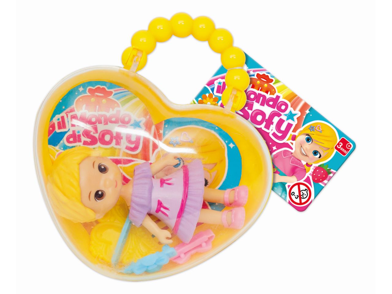 sofy minidoll in borsetta cuoricino