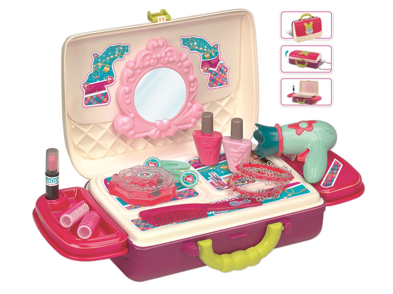 Minidiva magic make up borsetta beauty case con accessori