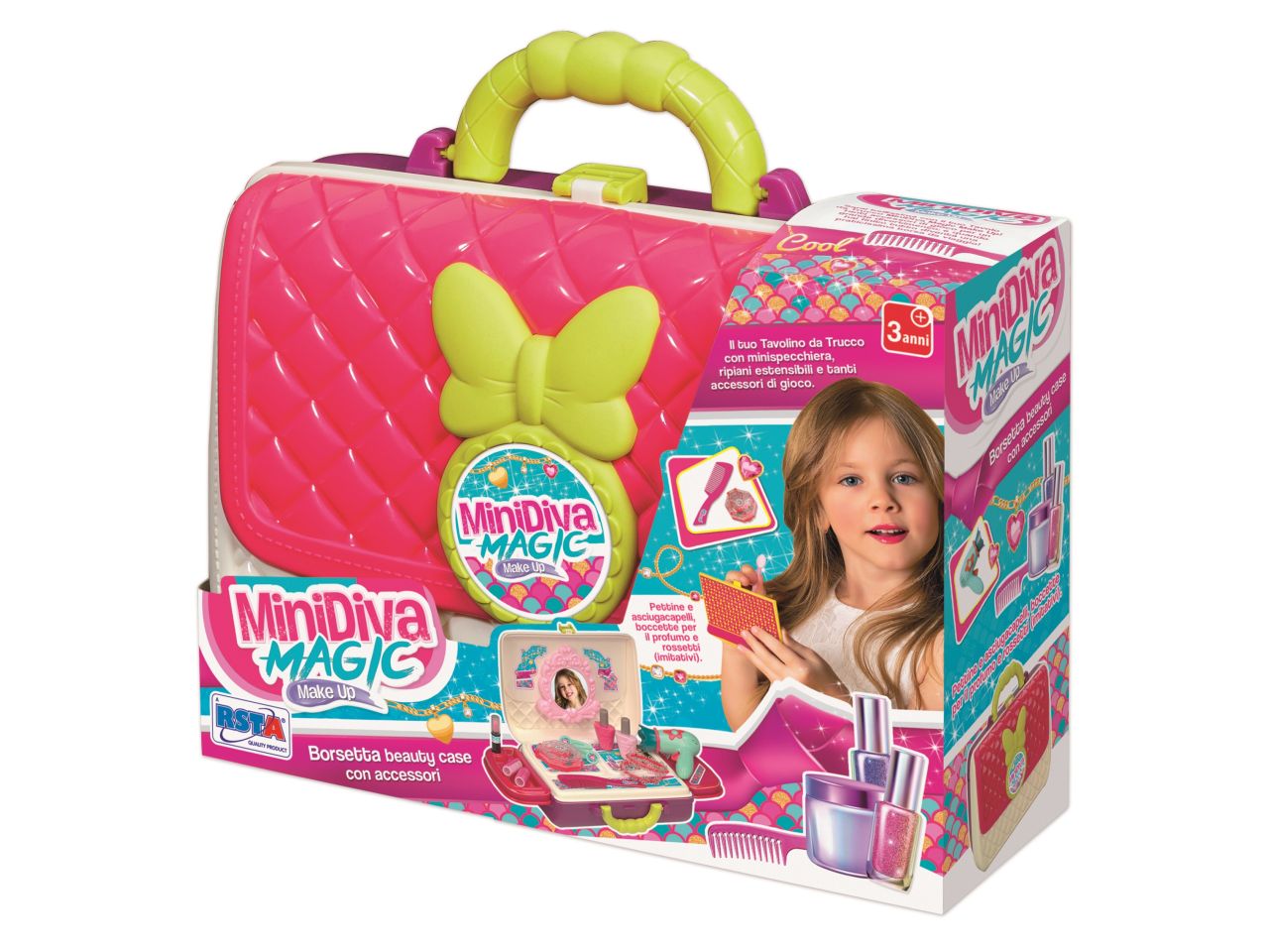 Minidiva magic make up borsetta beauty case con accessori