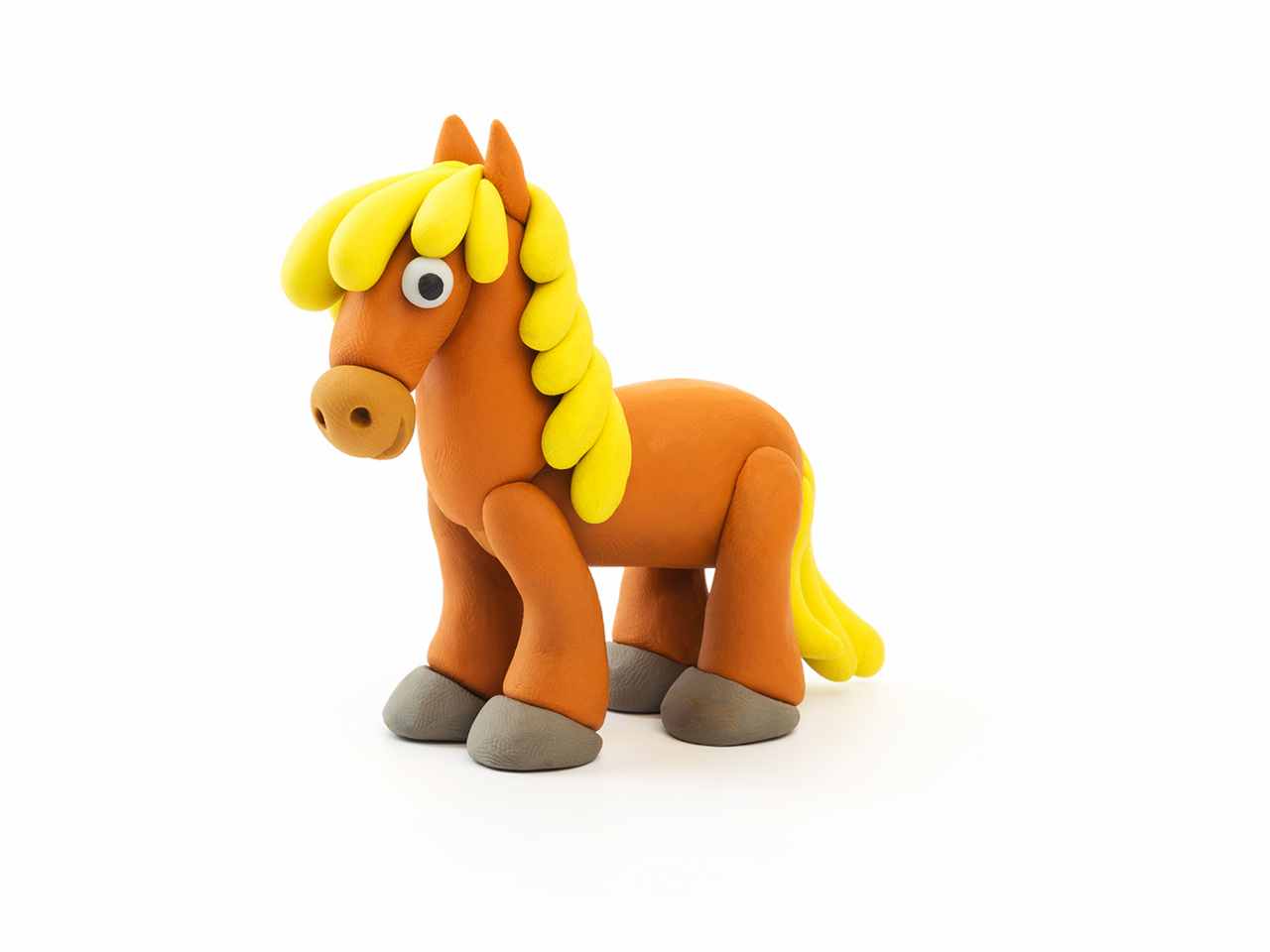 hey clay cavallo kit piccolo argilla morbida creativa