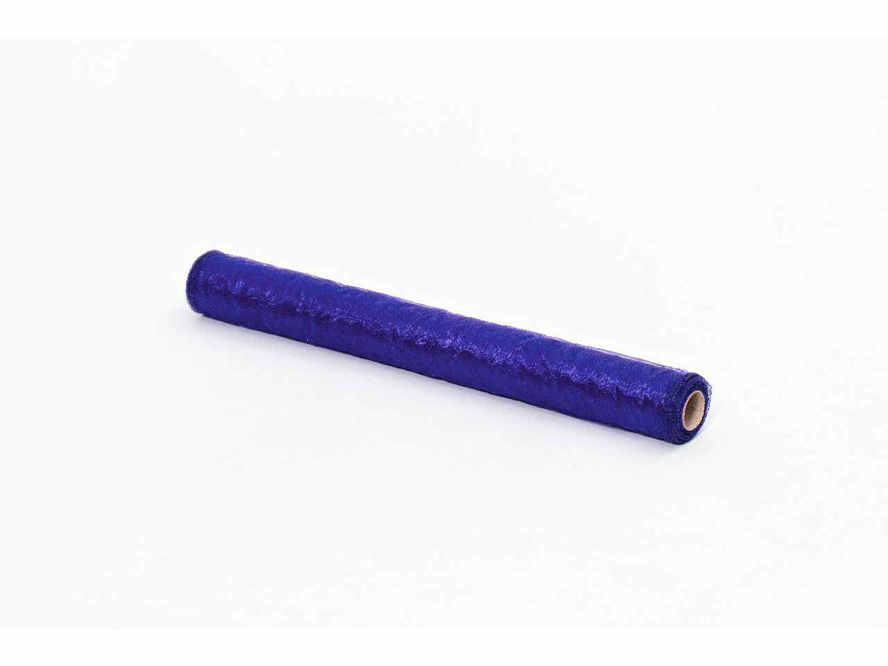 Bobina organza 48cmx10yd blu 22106