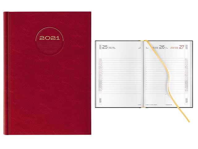 Agenda 14,5x20,5 rossa