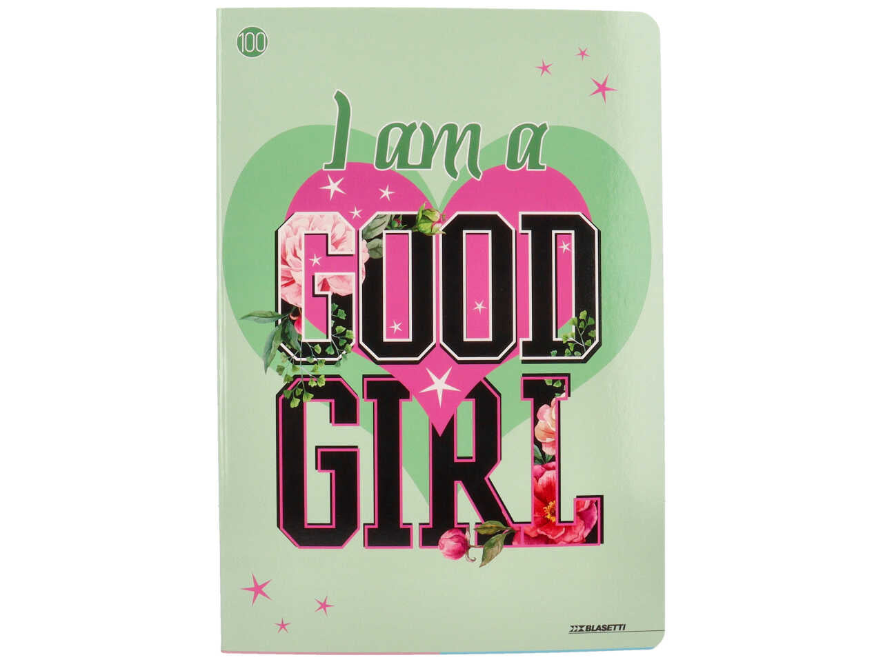 Quaderno maxi girl 100gr fogli 18+1 rigatura C - la confezione comprende 10 quaderni - assortiti