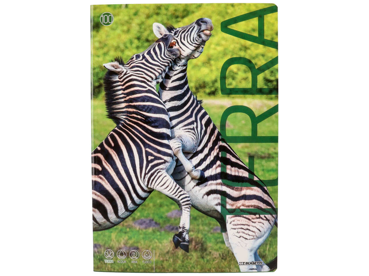 Quaderno maxi animali 100gr f18+1 10m