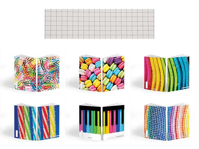 quaderno a quadretti bm arti maxi a4 100 gr 5m colori assortiti 210x297 mm
