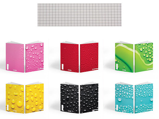 quaderno a quadretti bm arti maxi a4 100 gr 4m colori assortiti 210x297 mm