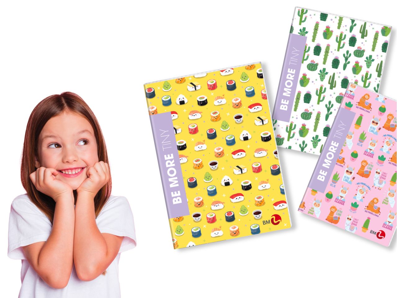 Quaderno maxi 100 grammi linea tiny rigatura c - 72 fogli e risguardo - la confezione comprende 10 quaderni