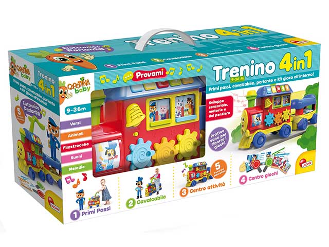 carotina baby trenino 4in1 76635
