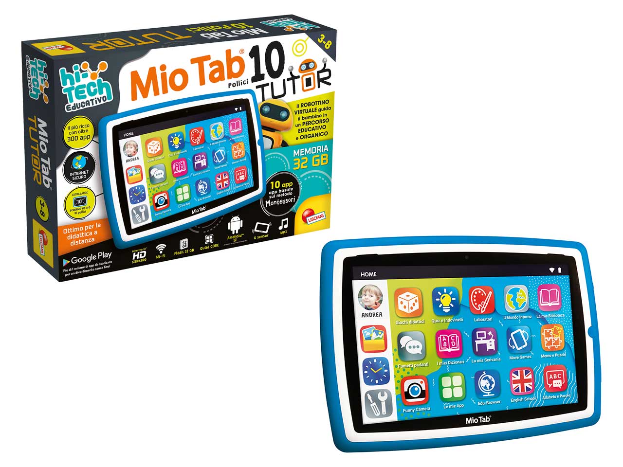 mio tab 10 pollici tutor xl 2022