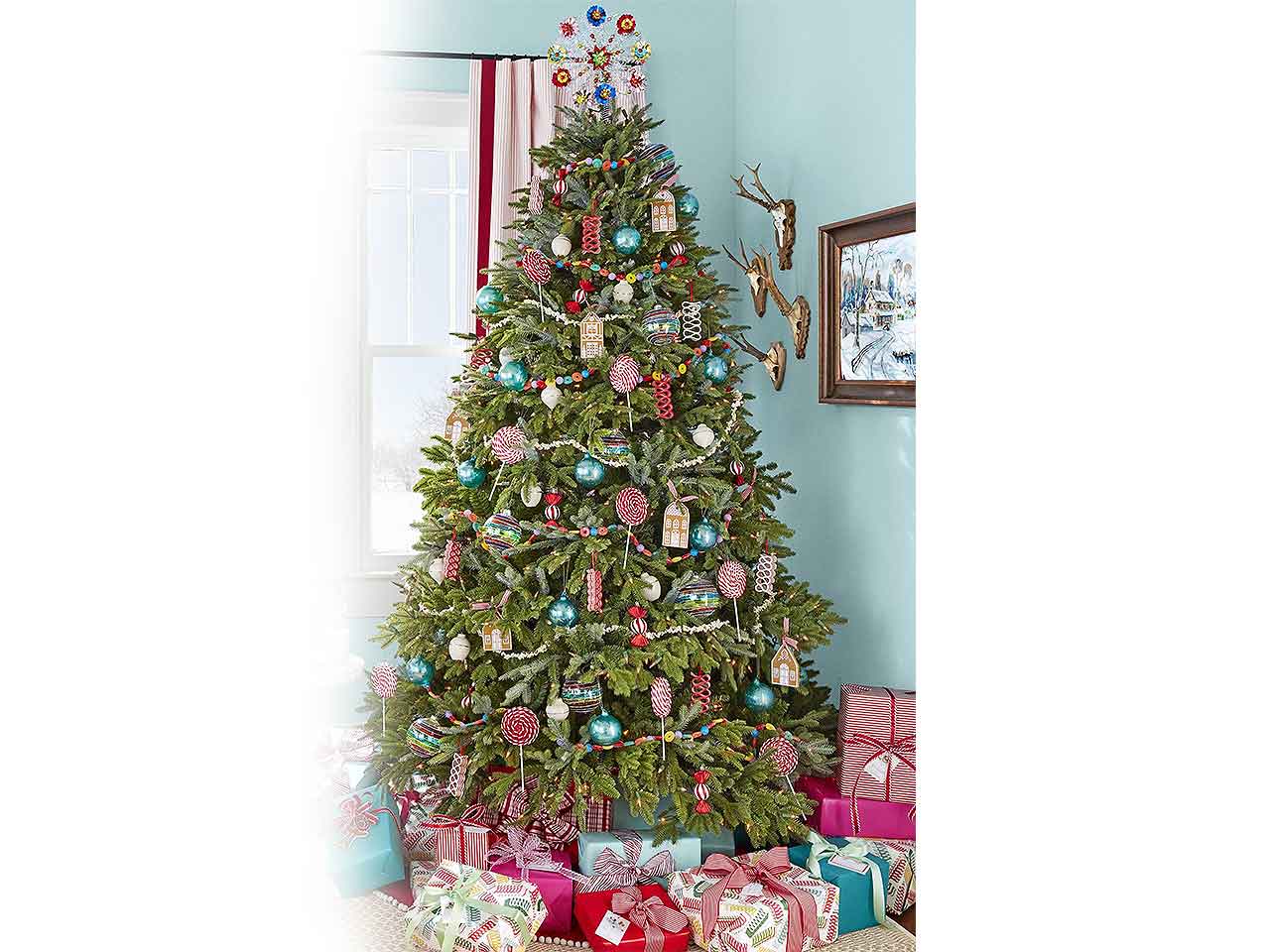 Albero di natale perseo 150cm 610 rami diametro 103cm $