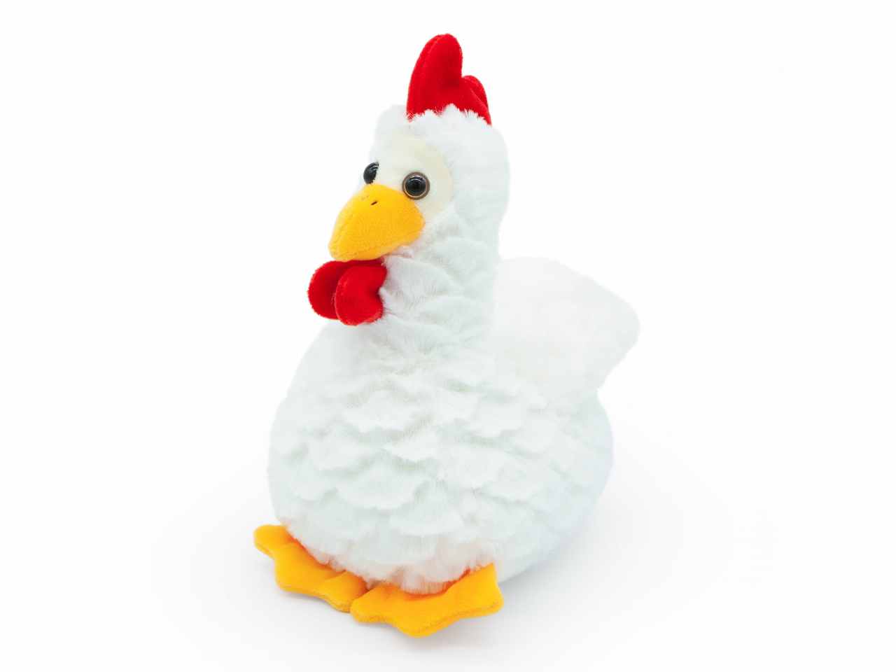 peluche gallina h.27cm 2 colori assortiti