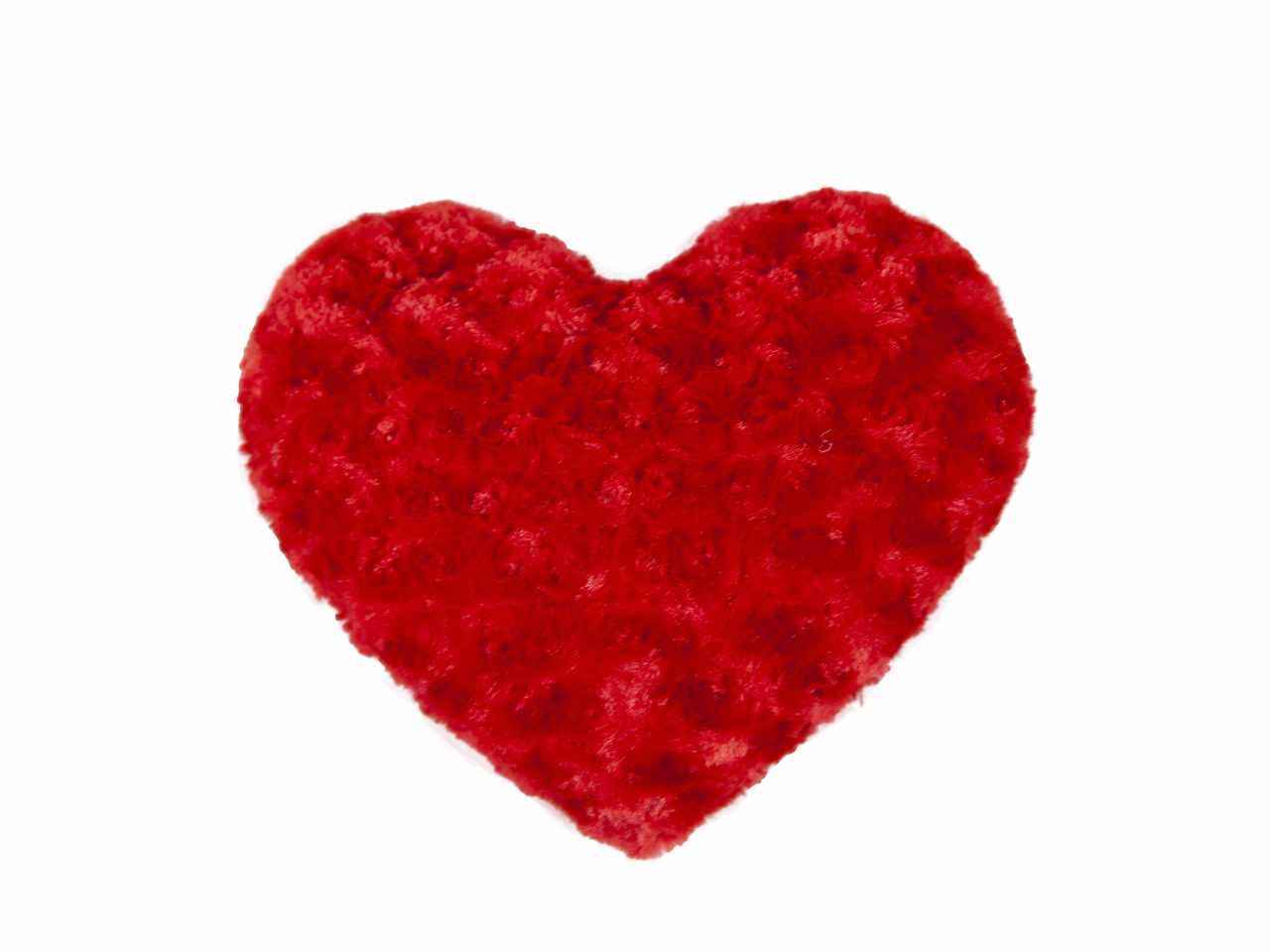 cuore curly colore rosso 30cm