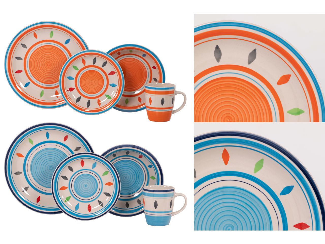 Linea soleo piatto frutta 19cm in stoneware