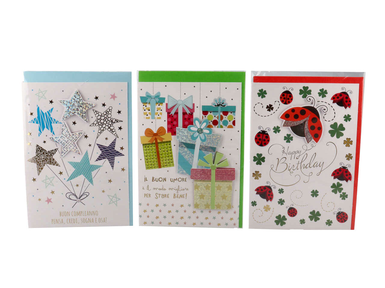 biglietti per compleanno glitter linea cartomania greetings
