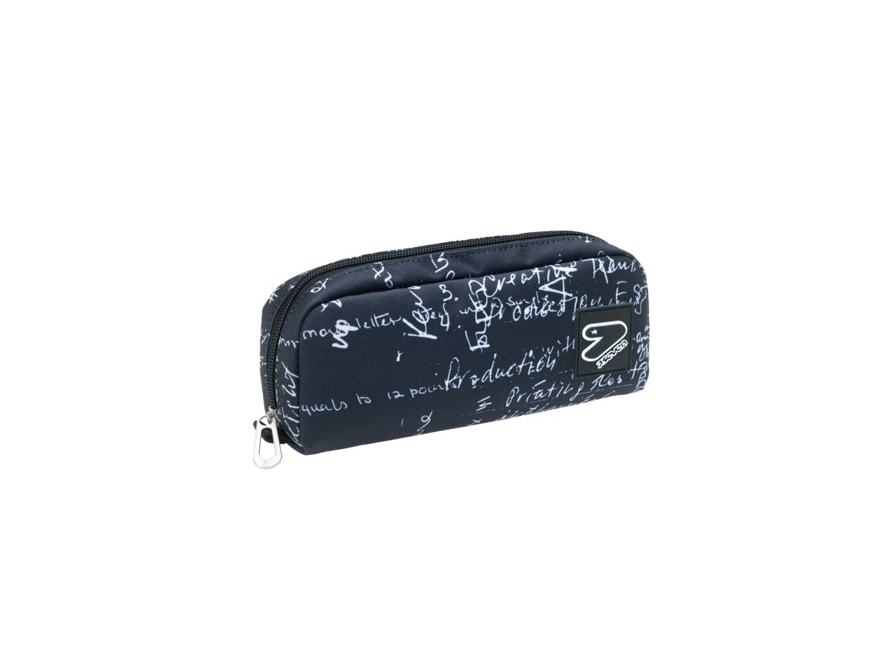 astuccio pencil bag new global reclycled standard seven white script