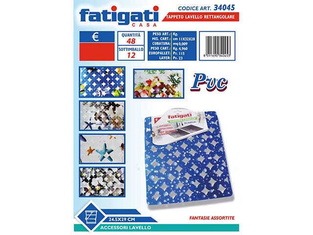 Tappeto lavello 24.5x29cm