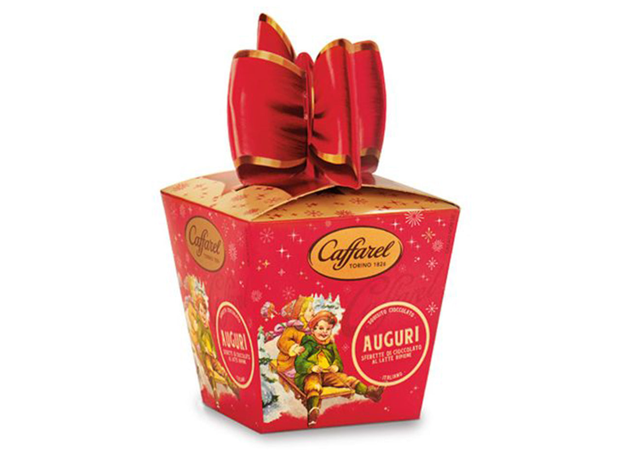 Caffarel scatolina regalo natalizia da 105gr