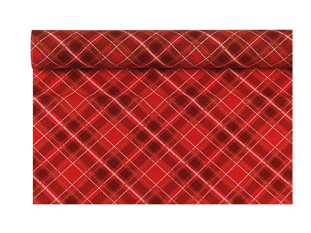 Bobina tnt scotland 0,80x9mt rossa