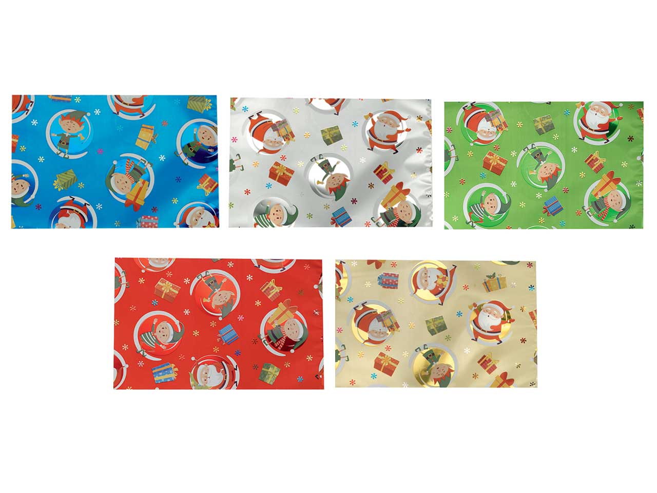 Busta elves 100 pezzi 35my 25x40 colori assortiti