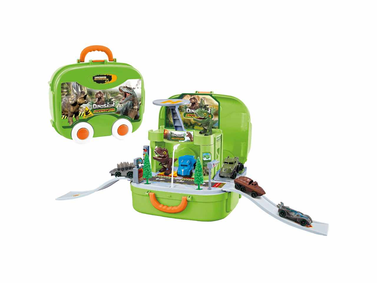 Valigetta playset dinosauri