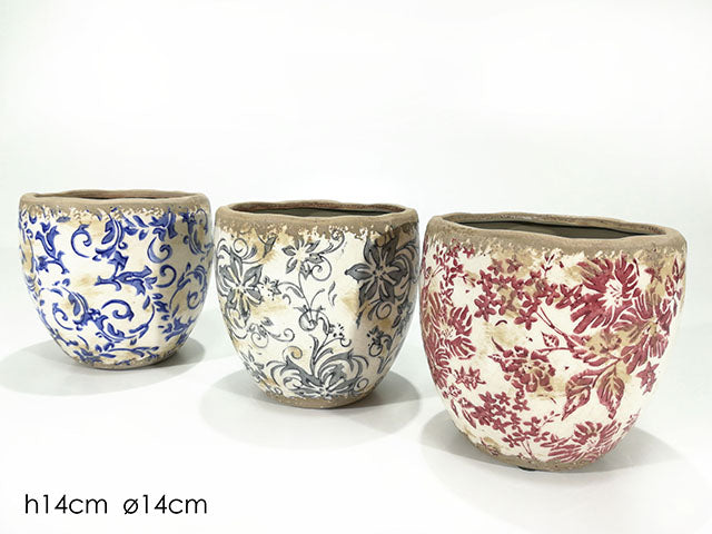 cache-pot 14xh14cm 3ass 681702