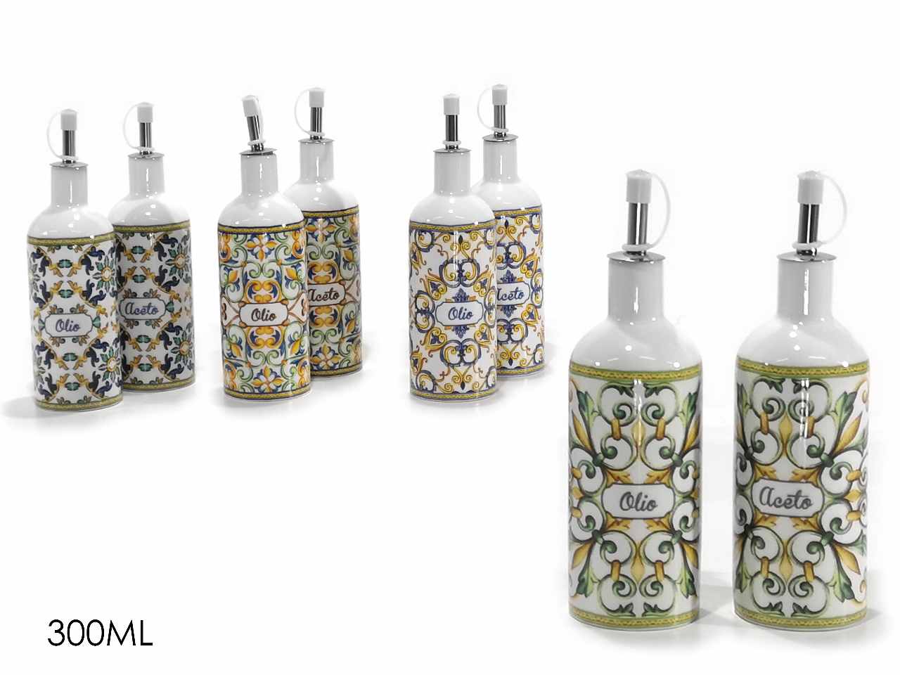 Bottiglia 2 pezzi olio/aceto 625397