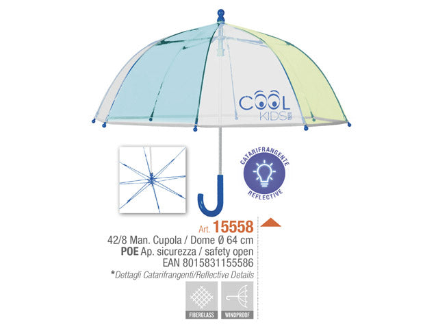 Ombrello bimbo cool kids 42/8 d64 15558