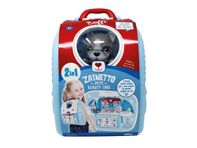 Baffi zainetto pets beauty care 2 in1 43603