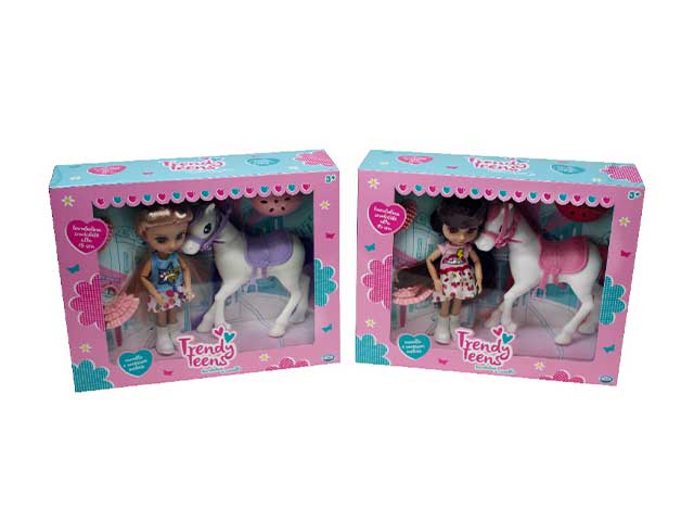 Trendy teens bambola c/cavallo 44652